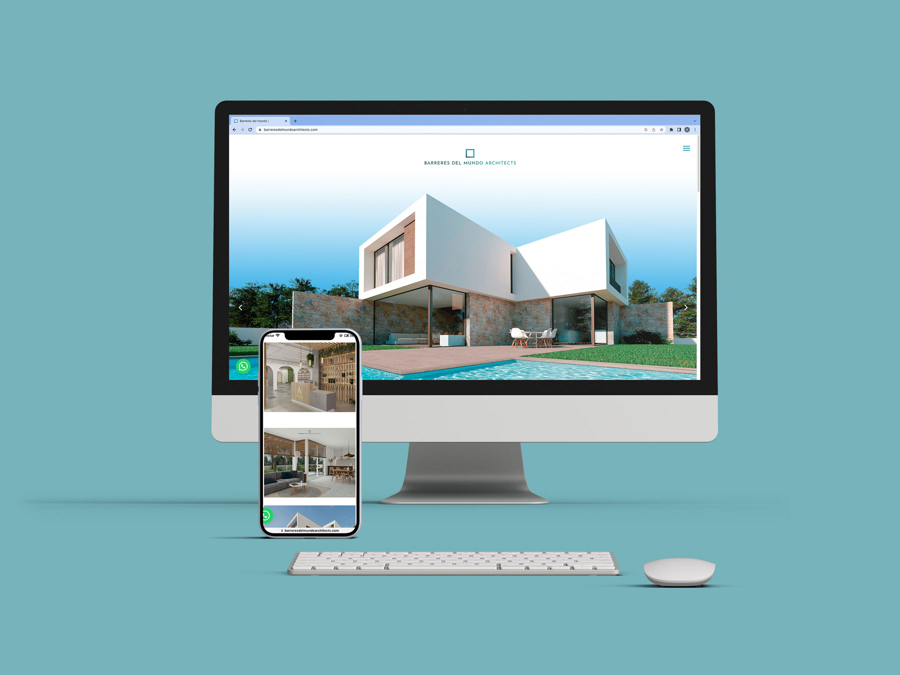 Página web para Barreresdelmundo architects